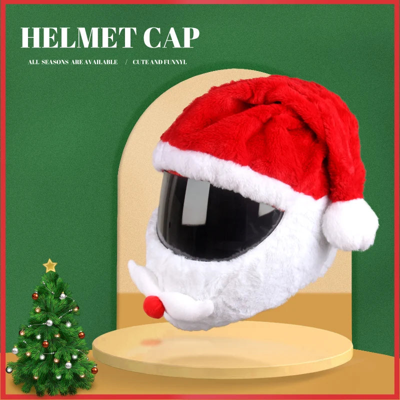 Plush Cartoon Full-Face Helmet Cover