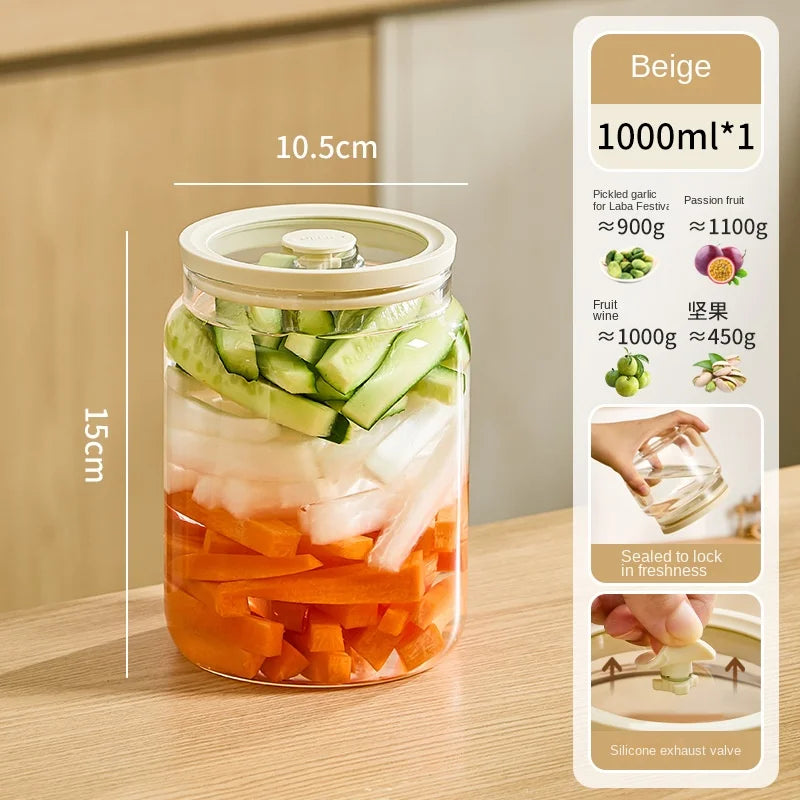 Glass Japan Style Fermentation Jar