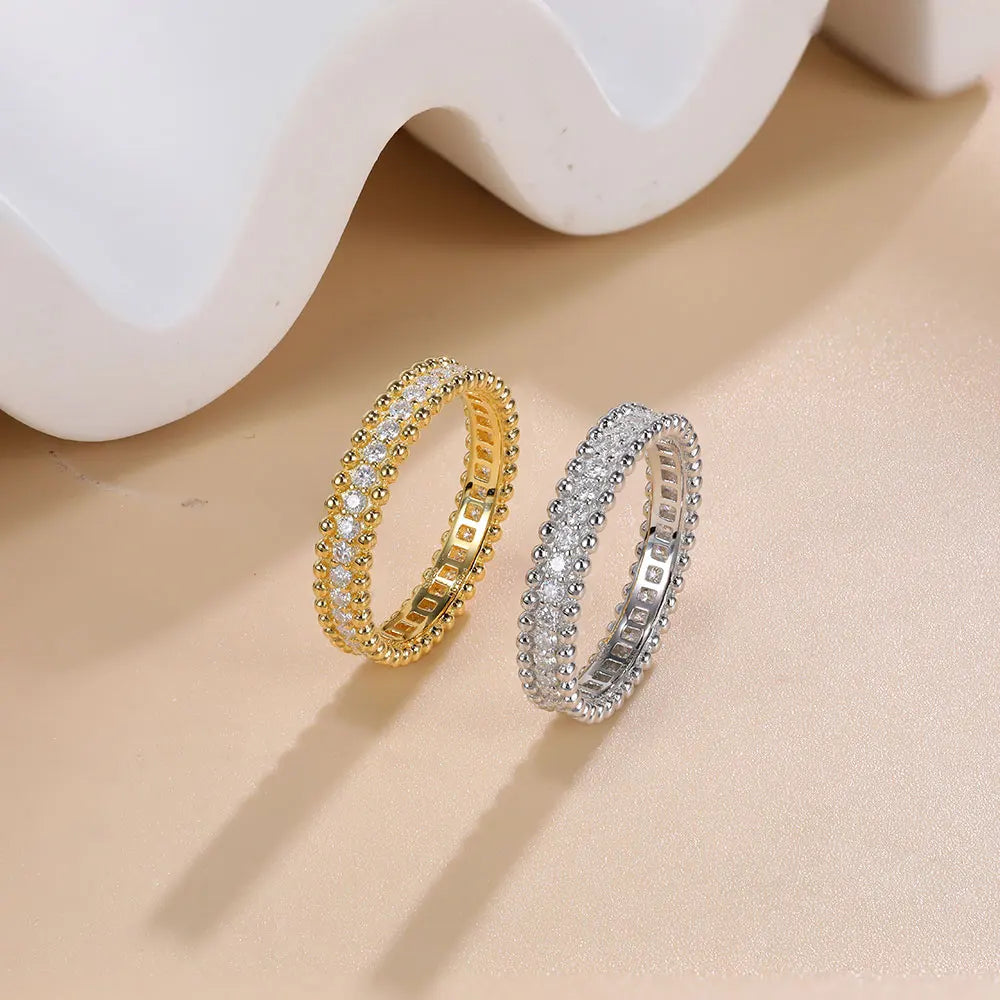 Love Moissanite Band Ring