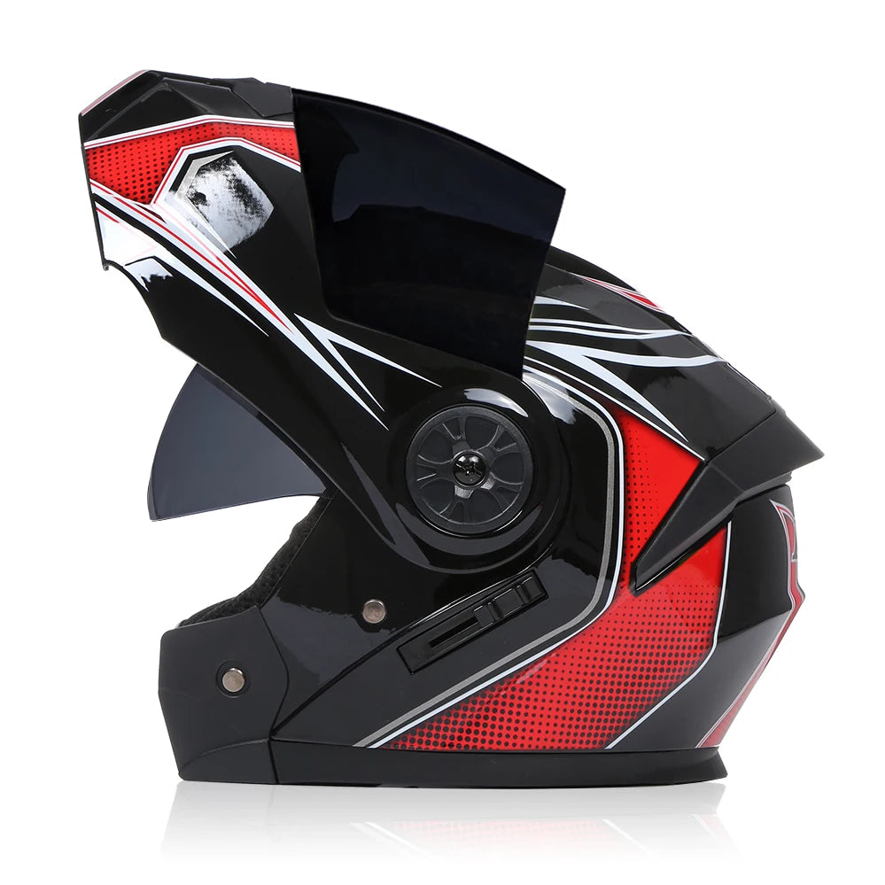 BLD Dual-Lens Flip-Up Modular Helmet