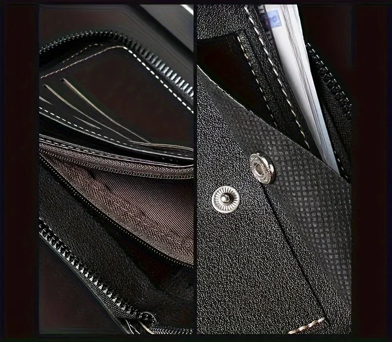 Faux Leather Men's Wallet