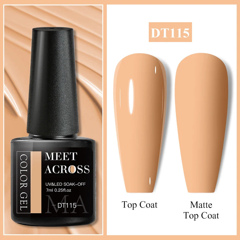 MEET ACROSS Matte Gel Polish