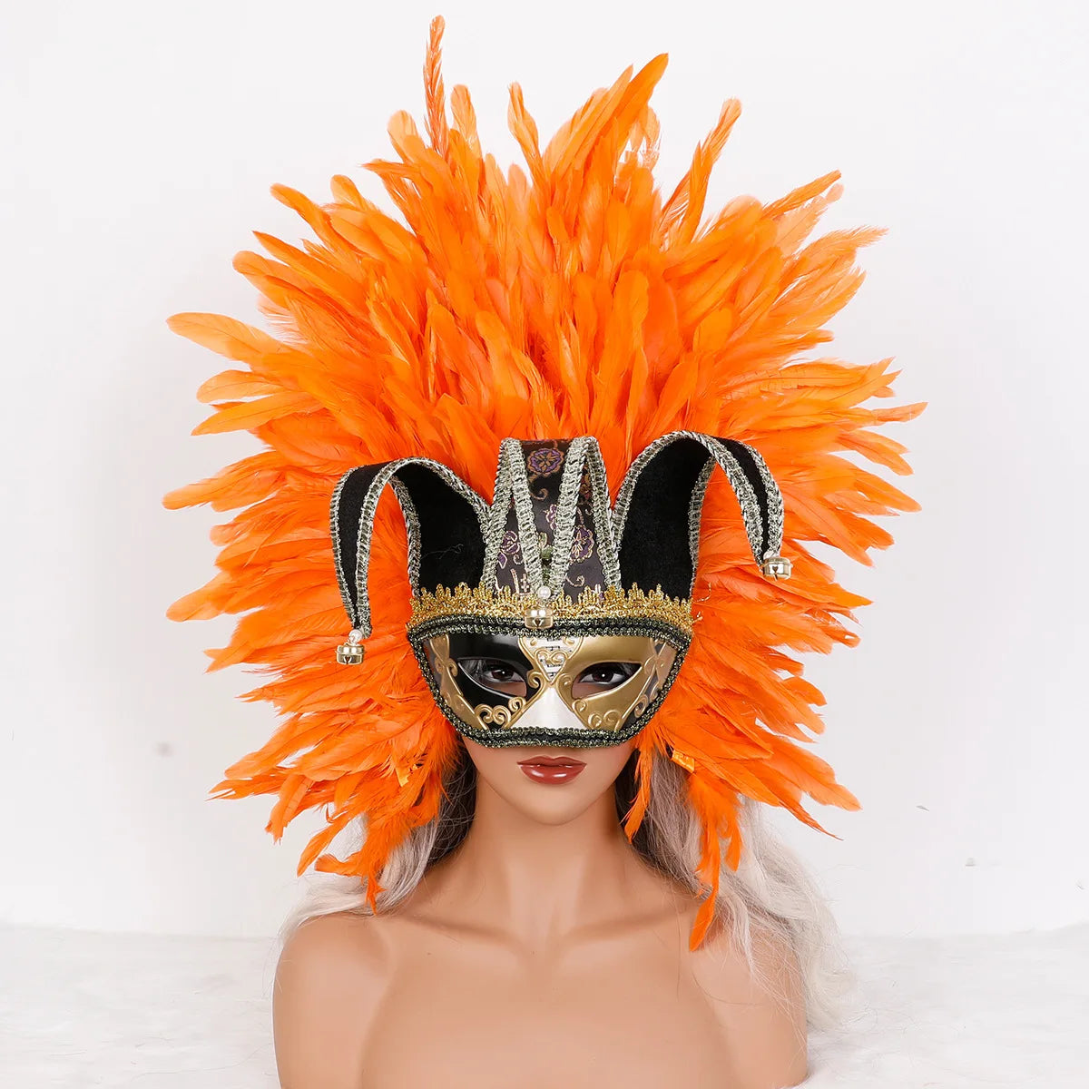 Feather Masquerade Party Mask
