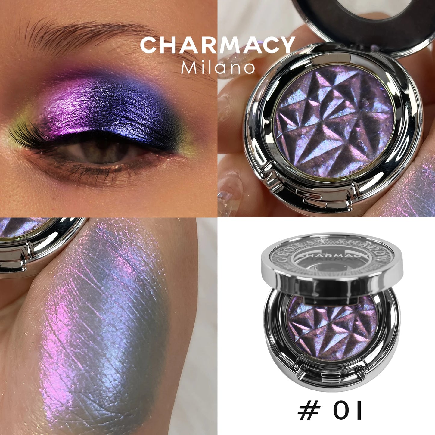 CHARMACY 10 Color Shimmer Eyeshadow