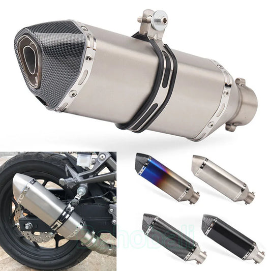 Universal 51mm Stainless Exhaust Muffler with DB Killer