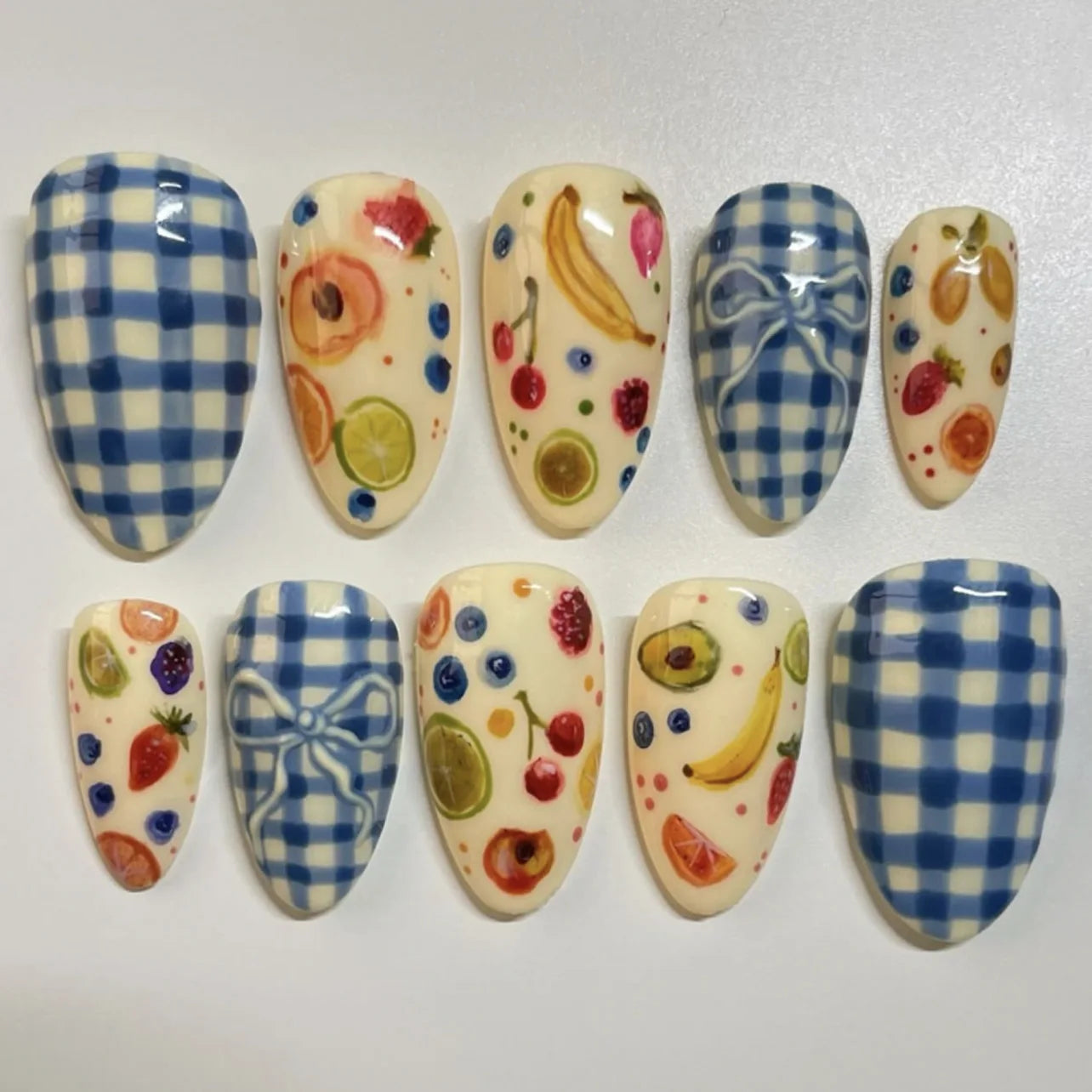Ballerina French Nail Tips