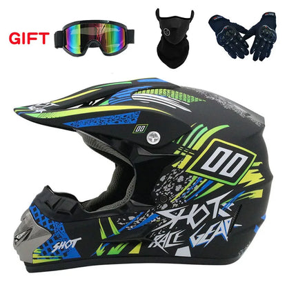 Flip-Up Off-Road Full-Face Helmet