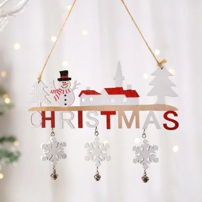 Wooden Hanging Christmas Decor