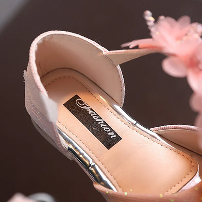 Kids Low Heel Party Pumps