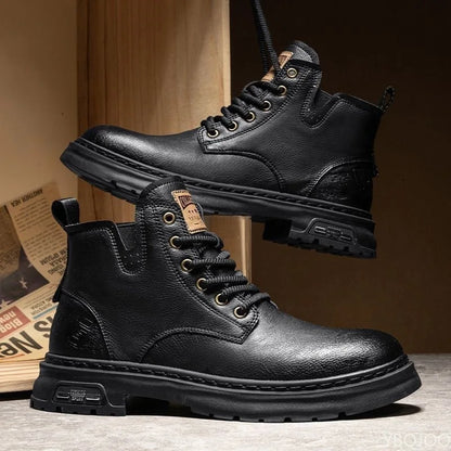 Retro High-Top Short Boots