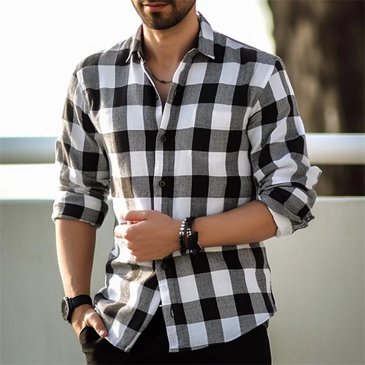 Summer Button Lapel Shirt