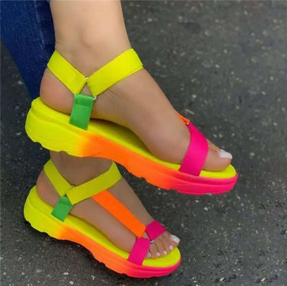 Rainbow Gladiator Sandals