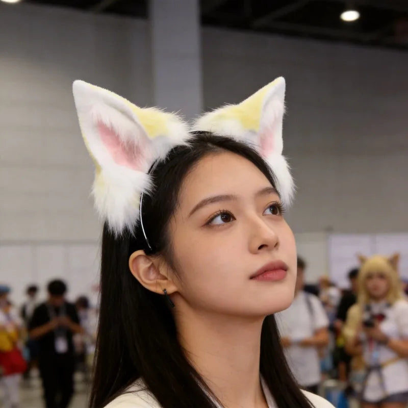 Plush Fox Ears Headband