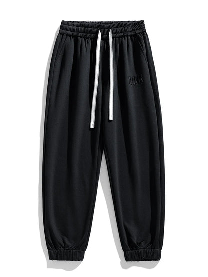 Baggy cotton joggers