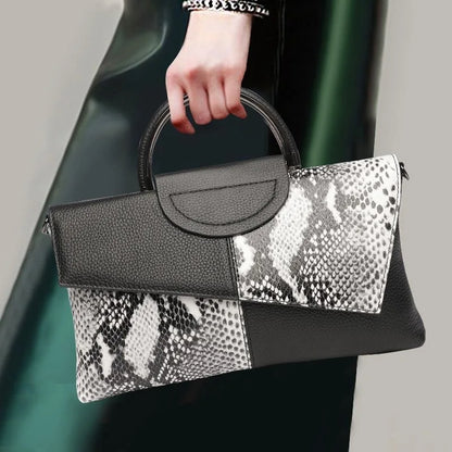 Alligator Pattern Crossbody Bag