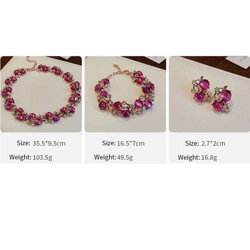 Rhinestone Jewelry Set