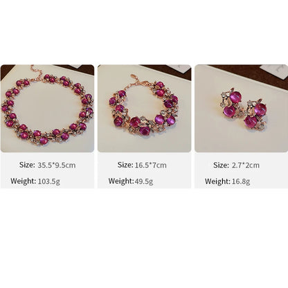Rhinestone Jewelry Set