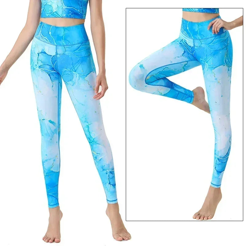 Cloud Hide Floral Push-Up Leggings