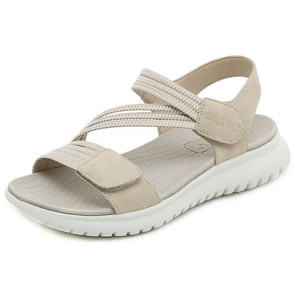 Striped Flat Sandals