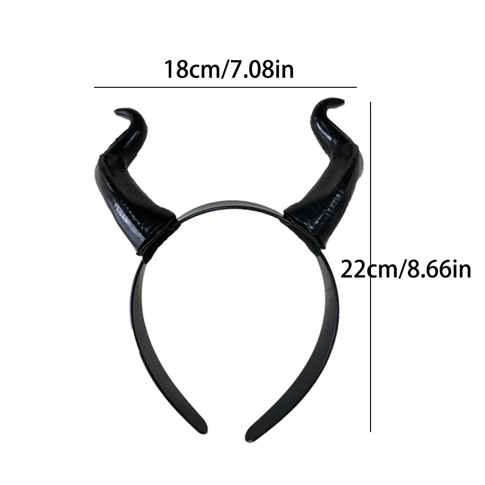 Detachable Devil Horns Headpiece