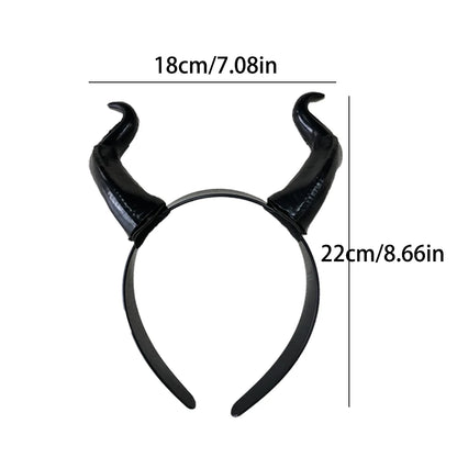 Detachable Devil Horns Headpiece