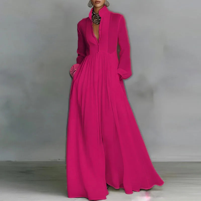 Sheer Lantern Sleeve Dress