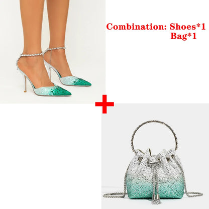 Diamond Slingback Heels
