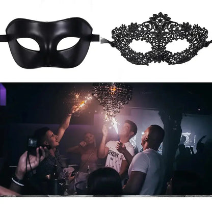 Couples Lace Masquerade Masks