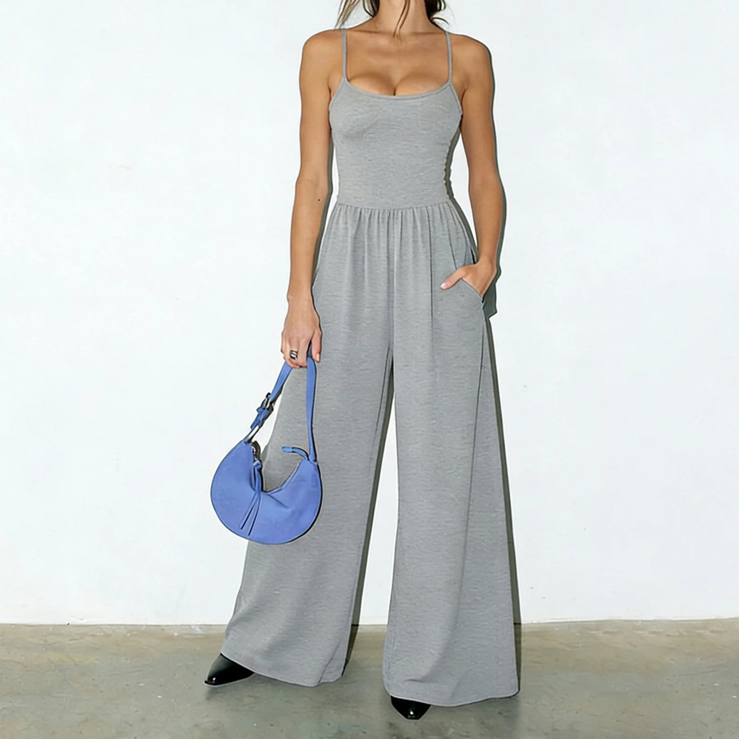 Sequin Flare Jumpsuit