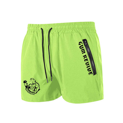 Double Zipper Pocket Training Shorts
