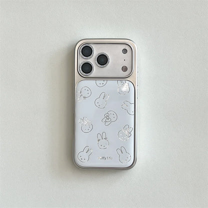 Full Coverage Plush & Silicone Case for iPhone 17 Pro Max | 17 Pro | 16 Pro Max | 16 Pro | 15 Pro Max | 15 Pro