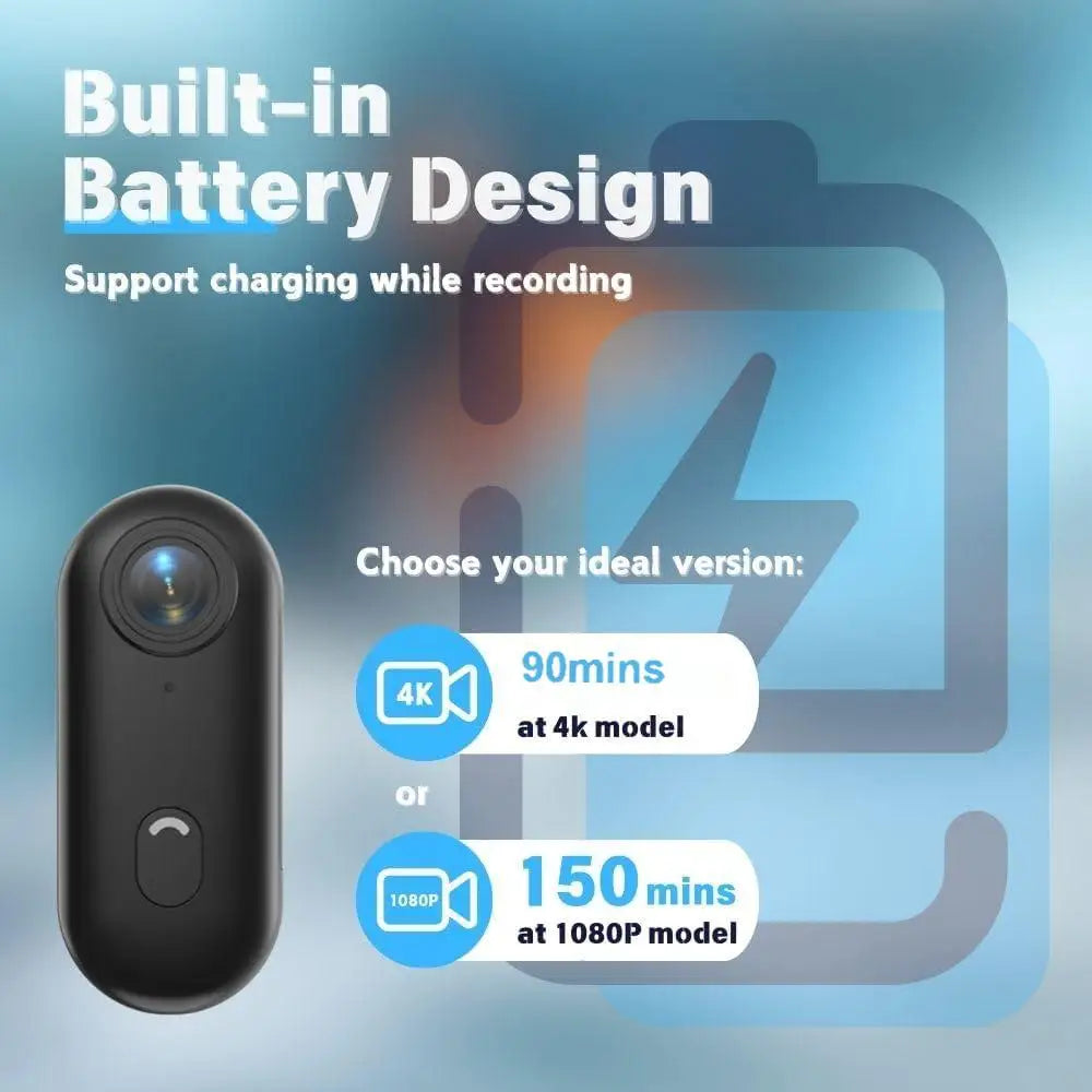 Ultra Compact 4K Body Camera