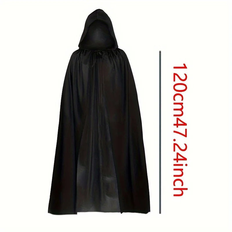 Black Grim Reaper Costume Cloak