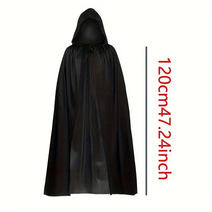 Black Grim Reaper Costume Cloak