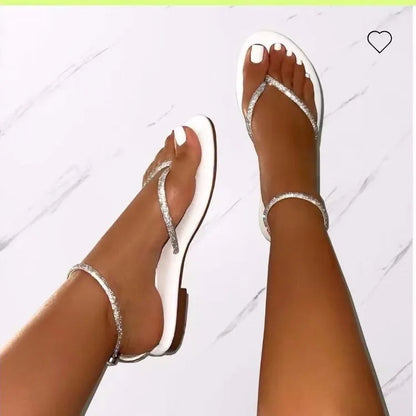 Metal Decor Slippers