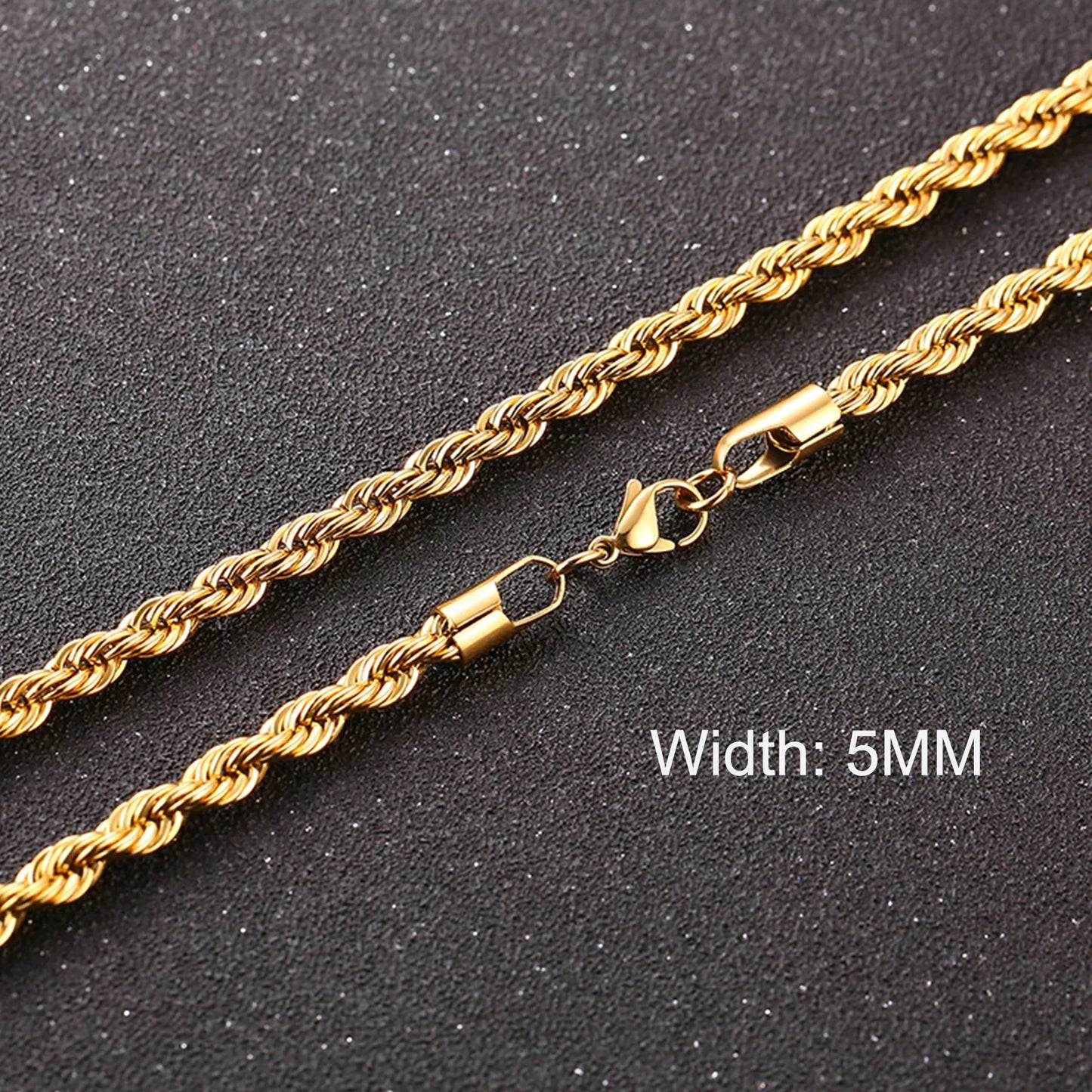 Metal Round Stainless Cuban Chain Party