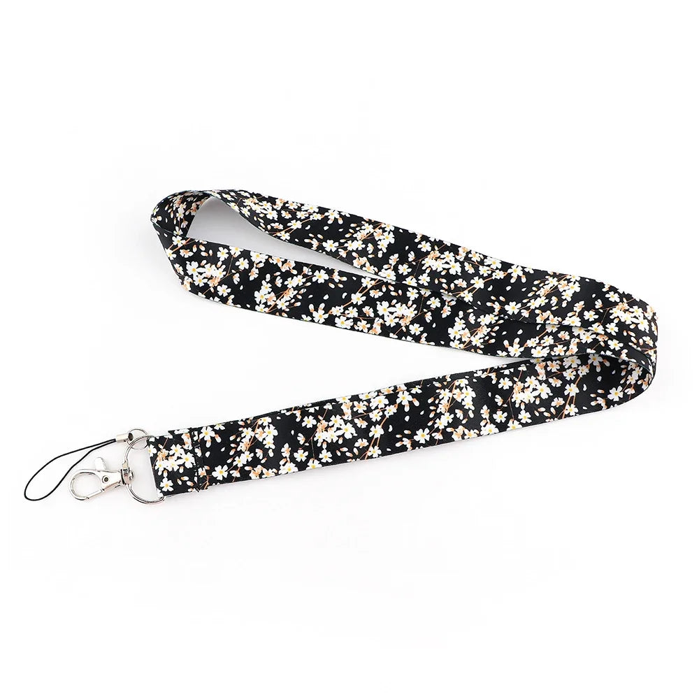 Sakura Cherry Blossoms Flower lanyard