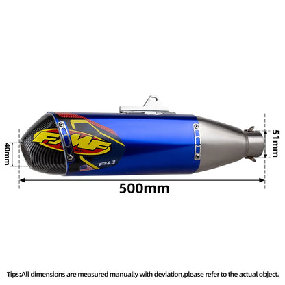 Universal 51mm Motocross Exhaust Muffler with DB Killer