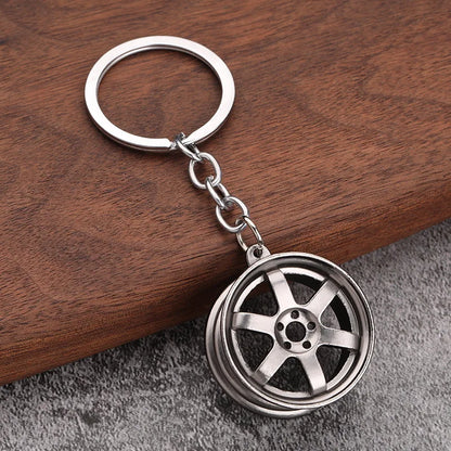 Creative Gear Head Keychain Speed