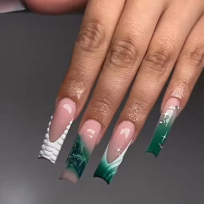Leopard Cherry Press-On Nails