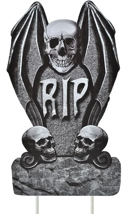 Skeleton Tombstone Yard Signs
