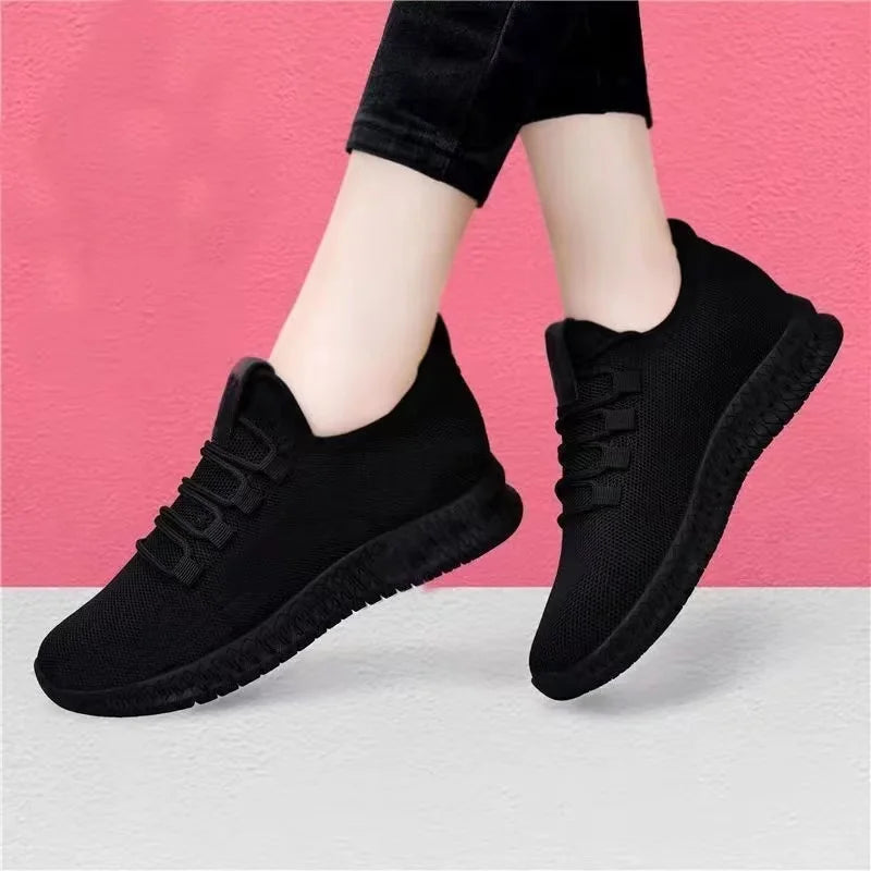 Breathable Platform Running Shoes
