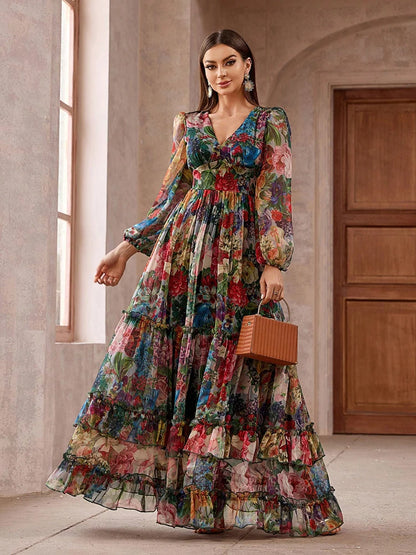 Printed Maxi Dress