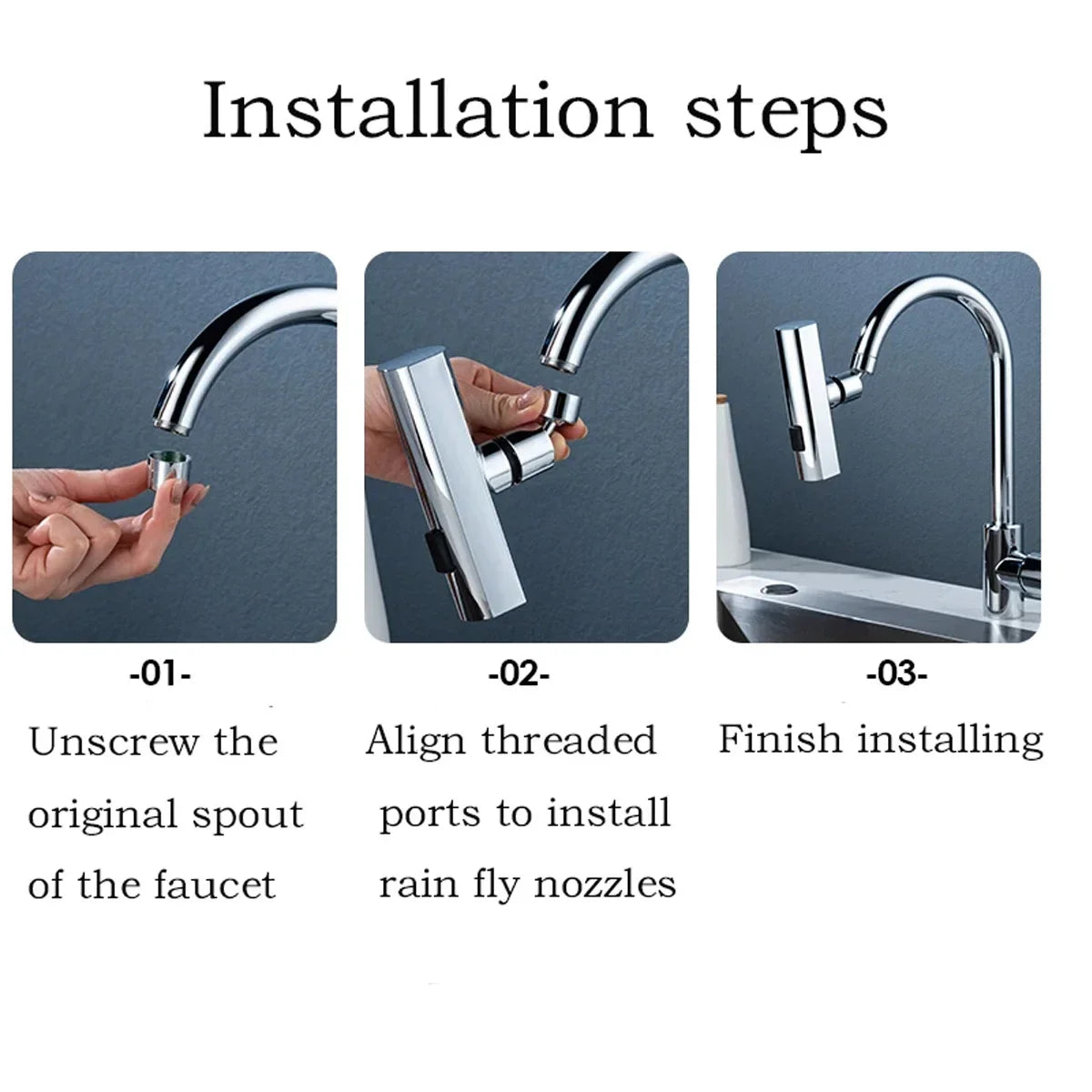 Universal Waterfall Faucet