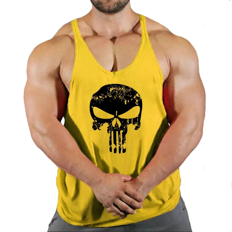 Muscular Stringer Bodybuilding Gym Vest