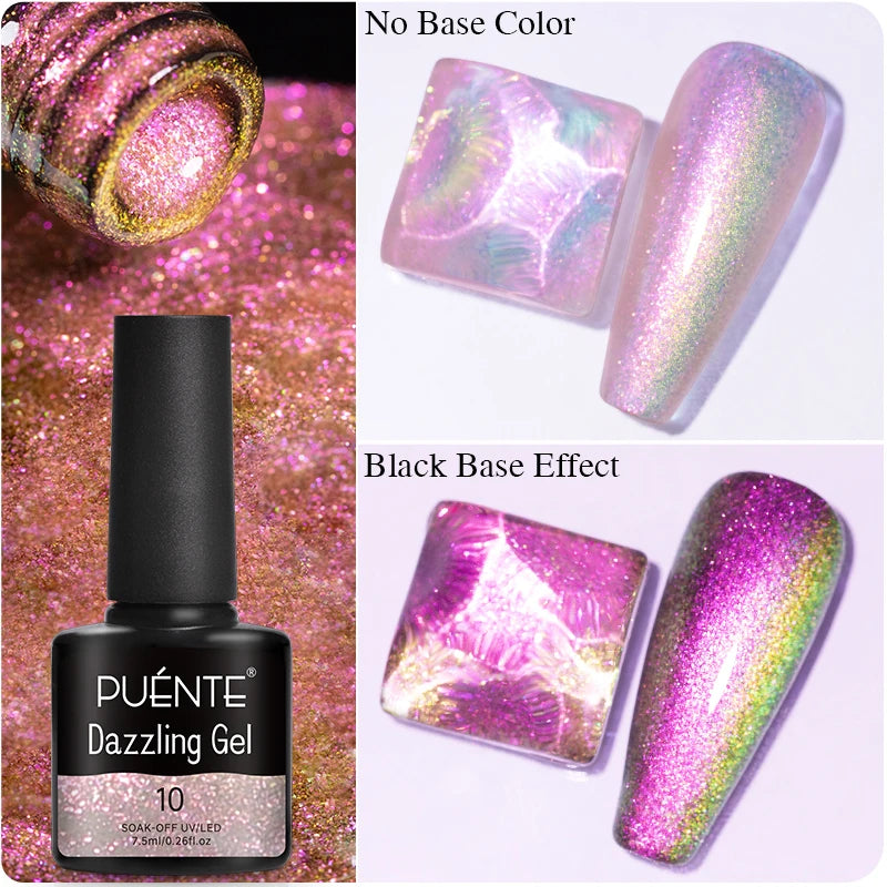 Wine Red Cat Eye Gel Polish