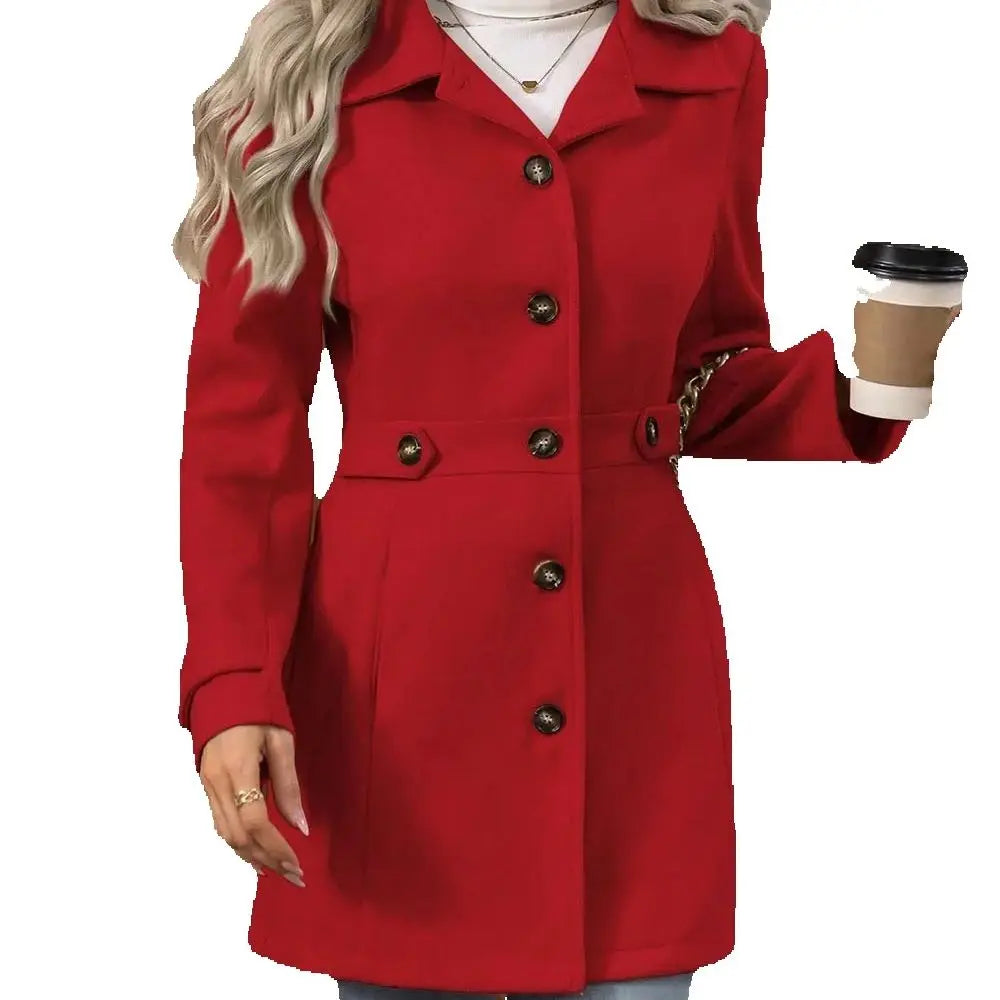 Velvet Button Coat