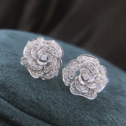 Geometric Zircon Studs