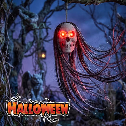 Hanging Ghost Skull Decoration