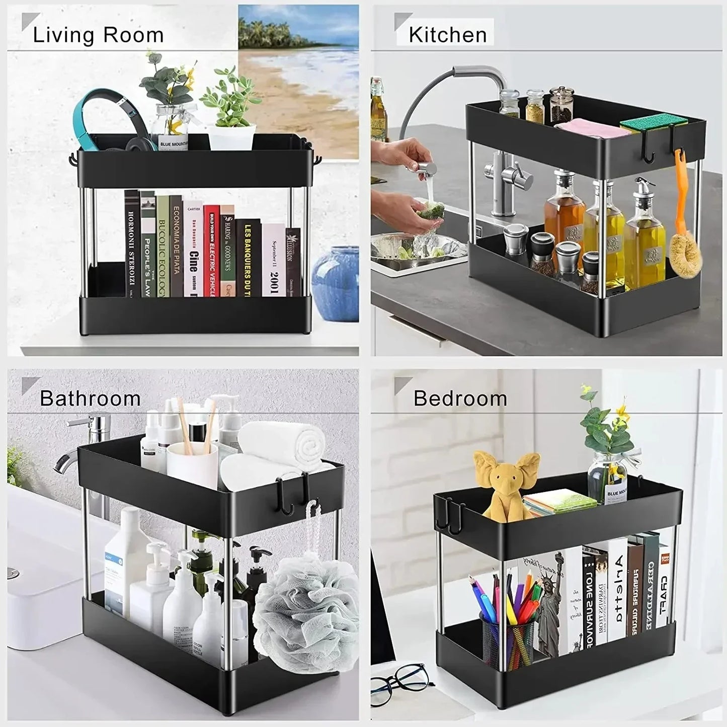 Abs Reusable Kitchen Organizer Under